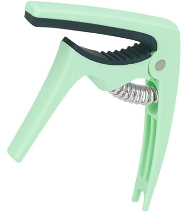 Tyinerc Cejilla para guitarra acústica, 6 cuerdas, cejilla para guitarra acústica portátil, pinza de guitarra acústica, clip de guitarra, cejilla compacta para guitarra, guitarra acústica, mandolina,