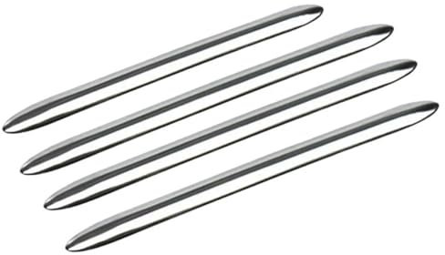 For B&MW 5 Series F10 F18 4Pcs Chrome Stainless Steel Exterior Door Handle Molding Trim Outer Doors Handle Cover