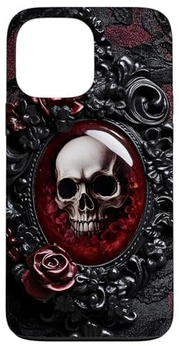 Gothic Skull and Roses Case for iPhone 13 Pro Max