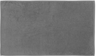 Blomus Badematte -TUYO- | Duschvorleger aus 100% Baumwolle | Farbe Magnet Dunkelgrau | 60L x 100B cm | Badteppich für Dusche, Badewannen, WC Deko | Maschinenwaschbar
