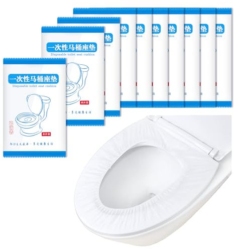 10 Stück Einweg Toilettenauflage Toilette Einweg-Toilettensitzbezüge Tragbare Reisetoilettensitzbezüge, Toilet Seats Cover Für Ausflüge, Hotels, Krankenhäuser Und Die öffentlichkeit (Einzelverpackung)