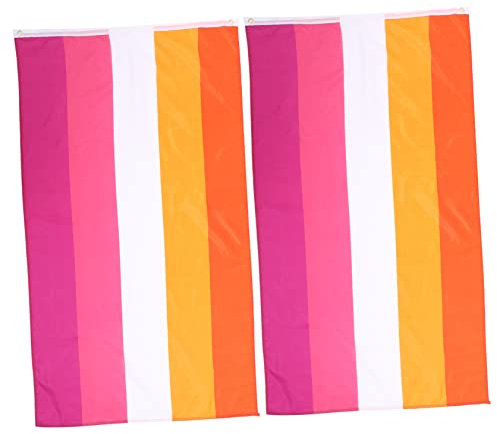 Milisten 2 Pezzi Lesbica per Decorazioni Leggera e Resistente per Lgbtq Adatta Perd Esterni