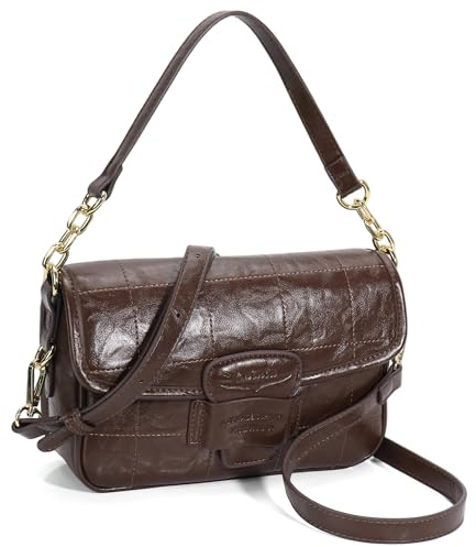 Chinllo Crossbody Bags for Women, PU Leather Flap Handbags