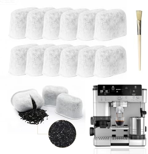 Kaffeemaschine Zubehör 12Pcs Wasserfilter Einsätze Für Luxe Cafe Zubehör Kaffeevollautomat Aktivkohlefilter Kohlefilter Für Espressomaschinen Wasserfilter Für Siebträgermaschinen