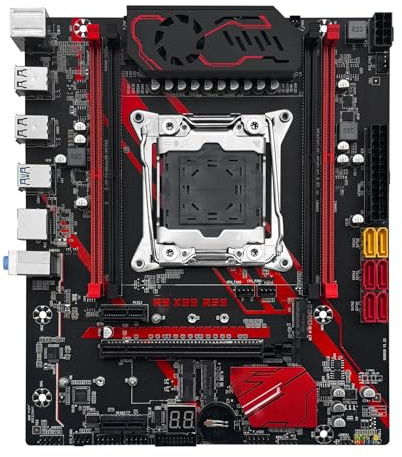 Motherboard Fit For Machinist X99 RS9 Placa Base LGA 2011-3 Intel Xeon E5 2680 V4 CPU y DDR4 16GB RAM Kit Opcional Memoria de Cuatro Canales USB3.0