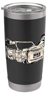 VX1000 Iconic Skateboard Videocamera Bicchiere termico in acciaio inox doppia parete