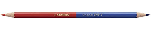 Premium-Buntstift - STABILO Original - Einzelstift - zweifarbig, rot & blau