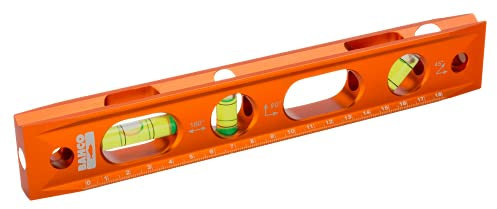 Bahco 426TOR9 IR426TOR9 Torpedo-Wasserwaage 230mm in V-Form aus Aluminium, 23cm, 23cm Torpedo