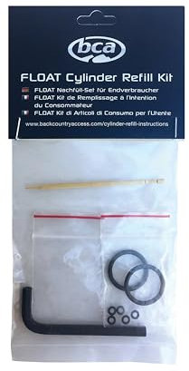BCA, Set di Ricarica per airbag da valanga Cylinder & Float Extra Consumer Refill Kit, Grigio (Grau), Taglia Unica