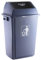 Q-Connect Papelera Contenedor Plástico Con Tapa De Balancín 58 Litros Gris 470x330x760 Mm