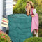 Sonderpreis! Regentonne Regenfass Regenspeicher Regenwassertonne Märchenbrunnen 330l mit Wasserhahn und stabilem Deckel (Grün)