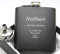 Engraved Hip Flask Gift Set, 6oz, Black/Silver, Personalized Design Options, Funnel Included (Classic, 6oz Black)