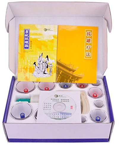 Sichun NEUF traditionnel Medical Kangzhu Op2620 chinois ventouses Thérapie de massage Ensemble