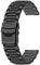 Kai Tian Premium 18mm Armbanduhr für Damen Herren Schwarz Edelstahl Uhrarmband Mesh Uhrenband Doppelschlösser Faltschließe Uhrenarmband Ersatz Metall Armband