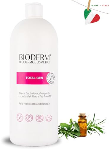 BioDerm Total Gen Detergente Senza Risciacquo Arricchito con Timo e Tea Tree Oil 1000ml