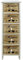 Rebecca Mobili Kommode platzsparend, Kommode Weißbraun, Skandinavischer Stil, Holz, 5 Schubladen, Wohnzimmer Eingang - Maße: 91 x 26 x 30 cm (HxLxB) - Art. RE6490