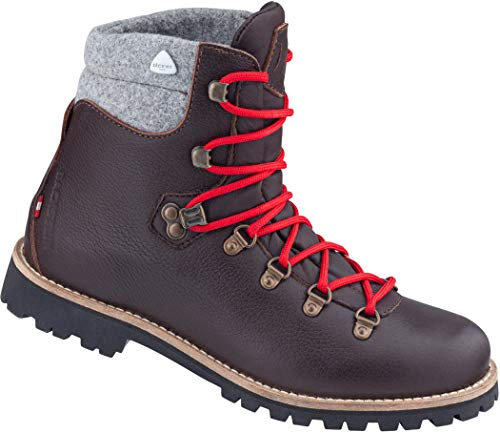Dachstein W Gebirgsjägerin Braun - Klassischer robuster Damen Nappa-Leder Winterstiefel, Größe EU 39 - Farbe Dark Brown