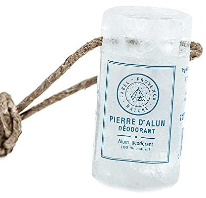 Label Provence – Französisches Alaunstein-Deodorant an einem Seil – 100% natürlich, veganfreundlich – 110 g Alaun-Deodorant