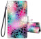 JRIANY for iPhone 11 Case, PU Leather iPhone 11 Wallet Case with Cute Pattern [Card Holder] [Kickstand], iPhone 11 Flip Case, Shockproof Cover Compatible with Apple iPhone 11, Leaves H