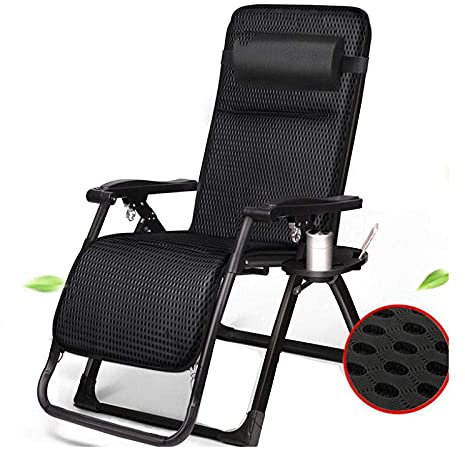 WANWEN Gartenstühle, Liegestühle, Klappbett, verstellbare Liege, Terrassenstühle, Klappliege, bequemer Relax-Faltstuhl, Terrassen-Rasenstuhl Little Surprise