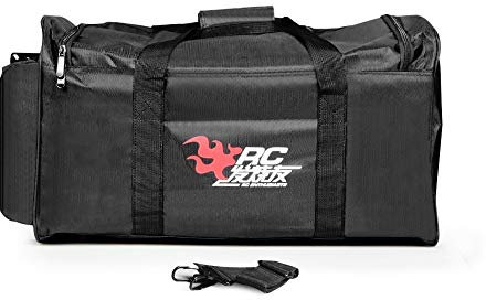 Duffel Bag Wasserdichte Tasche für 1/10 RC Crawler Axial SCX10 90046 TRX4 D90, Schwarz