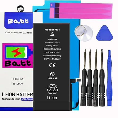 Batt Kit batterie haute capacité pour iPhone avec autocollants et outils magnétiques (iPhone 6 Plus)