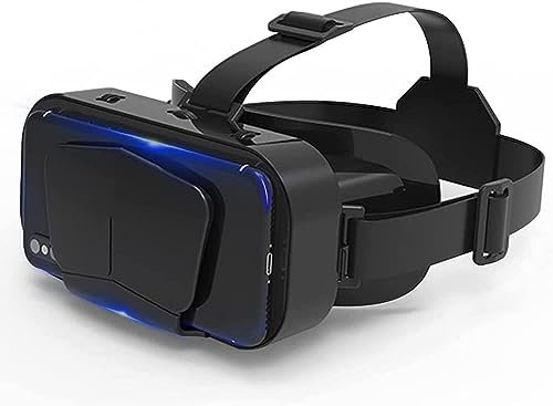 Elevea 𝟏𝟓 𝐘𝐄𝐀𝐑𝐒 𝐖𝐀𝐑𝐑𝐀𝐍𝐓𝐘 3D VR Glasses Giant Screen VR Headset (4.7-7 on Cellphone) Video Game Movies 3m to Show 1050 Screen 360 Degree Panoramic for All Smartphones