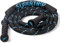 Supertrip Battle Rope, 360 Maniglie Rotanti Corda Pesante per Fitness Uomini Donne, 3.1LB 3.4LB Poliestere Pesante Saltare Corda per Esercizio Allenamento