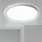 UISEBRT LED Deckenleuchte Flach Rund Deckenlampe 72W 6500K Modern Panel Lampe IP44 Wasserdicht Weiß Badlampe für Küche Bad Schlafzimmer Flur Keller, Ø45CM