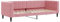 vidaXL Tagesbett, Gästebett 2-in-1, Sofabett Schlafsofa für Schlafzimmer Wohnzimmer, Bettsofa Sofa, Modernes Design, Rosa 80x200cm Samt