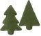 Sollee 2Pack Kissen in Form eines Weihnachtsbaums Weihnachtsbaum Wurfkissen Weihnachtsbaum Kissen Pflanze geformt Kissen für Home Schlafzimmer Couch Dekorationen