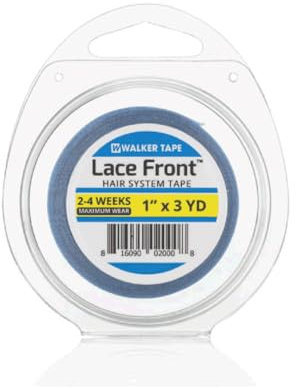 Walkers Tape wig glue/Lace Front Wig Adhesive Tape, Double Sided Tape, Strong Hold, Used for Wigs & Hair Extensions (3 Yards x 1 Inch)