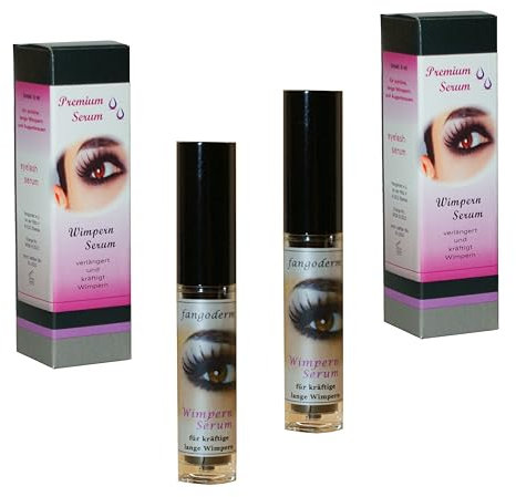 Wimpernserum, Wimpern-Serum-Wachstum, Augenbrauen Serum, Eyelash-Serum, Wimpernwunder, Wimpernverlängerung; (2x 6 ml)