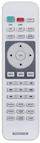 VINABTY RCV012 Télécommande remplacée Convient pour BenQ 5J.J9M06.001 Projector Remote for HT1075 HT1085 HT1085ST HT2050A HT3050 TH670 TH670S W1070 + W W1080ST W1090 W1110S W1120 W1210ST