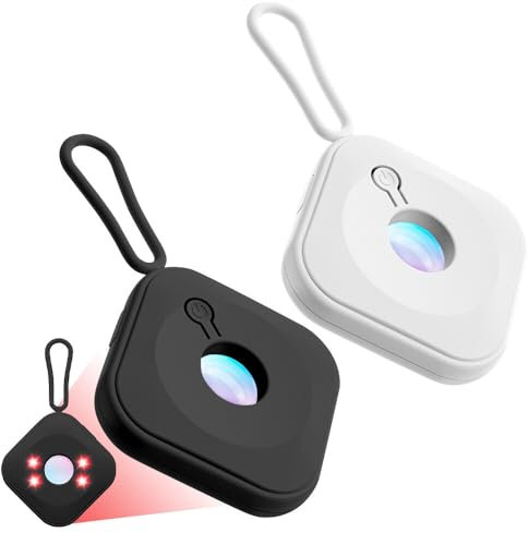 IXYHKB Rilevatore di Videocamera Micro, 2 PCS Rilevatore Telecamere Nascoste, Rilevatore di Telecamere Nascoste con I Dispositivi di Visione Infrarossa per Hotel Ufficio Casa