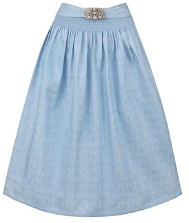 Stockerpoint Sc-300 Damen Midi Dirndlschürze, hellblau, 34-38