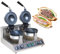 LSHFYV Ufo Burger Machine, Commercial Hamburger Press, Ice Cream Waffle Maker, Non-Stick Electric Panini Press, Adjustable Temperature 50-300℃ Non-Stick Pan,B