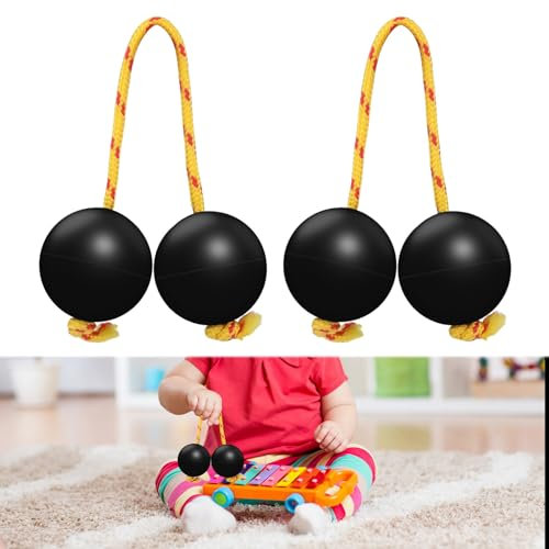 Aslatuas Rhythmic Ball,2 Pairs Kashaka Balls for Kids Adults hand Percussion Shakers,Kashaka Aslatua Shaker African Shaker Kashaka Shaker Instrument Rhythmic Ball for Party Performance Concert