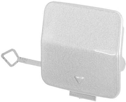 A ABSOPRO Copertura Gancio di Traino Anteriore per paraurti auto Copertura Gancio di Traino Tappo Argento Ghiaccio Metallizzato Adatto per BMW Serie 1 F20 F21 2011-2014 No.51117292947