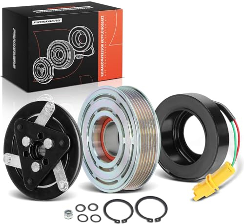 Frankberg 1x Kit d'embrayage du Compresseur Remplacer# 64529223392 | Compatible avec Berlingo Camionnette/MPV B9 C2 JM C4 I LC C5 I Break DE C8 EA EB DS3 Cabriolet Jumpy U6U VF7 Xsara Coupé N0