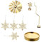 Alipis 1Stk Weihnachts-Spinner-Kerzenhalter Dekoration Schlafzimmer weihnachtsessen Kerzenhalter-Ornament Karussell Kerzenhalter Weihnachtsdekoration weihnachtliche Desktop-Verzierung