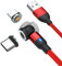 BITHAI 540° Rotating Magnetic Charger Cables, 2 in-1 Magneti c Phone Charger Cabl e 3A Fast Charger Cord USB C to USB C Magnetic Charging Cables for Type C/i-Products (3m)