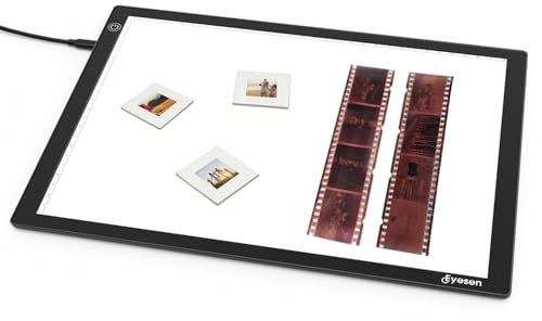 Eyesen Slide Viewer Light Box slide viewer for old slides negative scanner slide scanner for Slides & Film Negative to Digital Image with USB Cable 3 Levels of Brightness