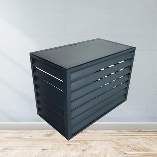JXIPANUL Cubierta del Aire Acondicionado Mini Split de la Unidad Exterior, Tapa de la Bomba de Calor, Cubierta del Aire Acondicionado Mini Split, Cubierta del radiador del Aire acondicionad