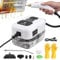 MINENICE Nettoyer à Vapeur, 2500 W Nettoyer à Vapeur Portable Avec 6 TêTes De Brosse 1200 Ml RéServoir D'Eau 9 Vixeurs De Stapeeur Pour Les Meubles De Cuitse, Salle, Car, Plang, Sofa
