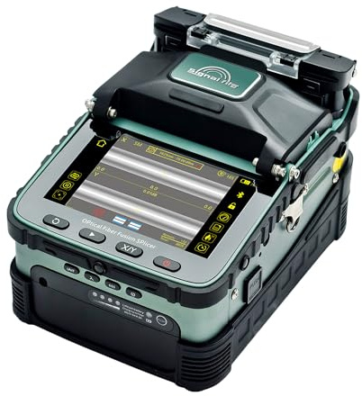 ALLGRIIT AI-6A+ Giuntatrice Fibra Ottica Fusion Splicer Allineamento Nucleo Automatico, 6 Motori, OPM/VFL Integrati | 8s Fusione, 18s Riscaldamento | Saldatura Giuntista Per Fibre SM/MM/DS/NZDS