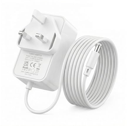 12V Power Adapter 5.5x2.1mm Compatible with BT Openreach HG612 | Universal Power Charger 1.5M White for Routers, Security Cameras - Compatible with EchoLife HG612 Modem