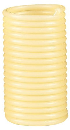 Candle by the Hour 80 Stunden Citronella-Kerzen-Nachfüllpackung, umweltfreundlich, natürliches Bienenwachs mit Baumwolldocht, Gelb