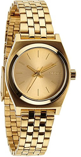 Nixon Damen-Armbanduhr XS Small Time Teller Analog Quarz Edelstahl A399502-00