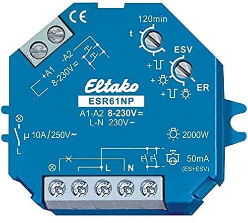 Eltako ESR61NP-8..230V UC Stromstoß-Schaltrelais